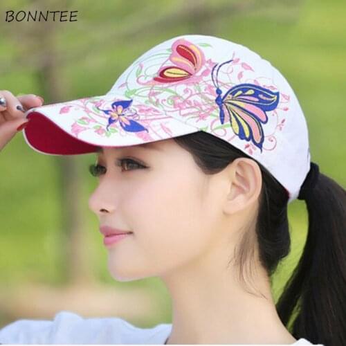Women New Cap Embroidery Casual All-match Fashion Baseball-caps Womens Outdoor Sun Shading Daily Korean Style Unisex Adjustable