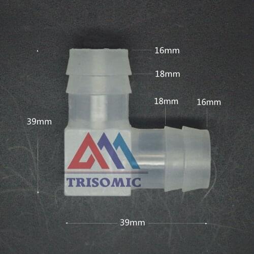 16mm Elbow equant Connector Equal Tube Joiner Material PP Plastic Fitting Fish Tank Airline Aquarium