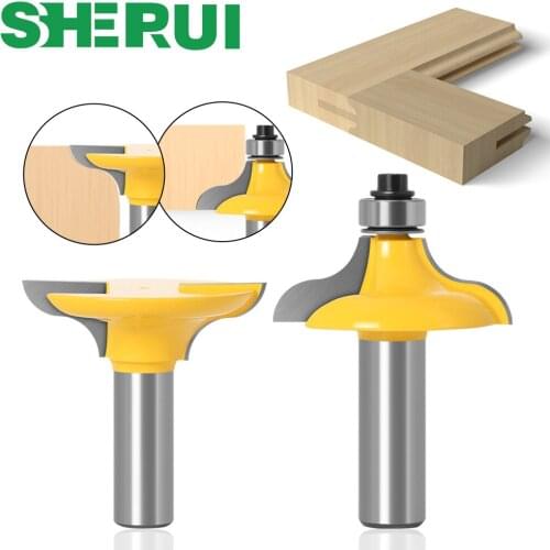 2 PC 1/2" Shank Entry Door for Long Tenons Router Bit woodworking cutter woodworking bits Tenon Cutter for Woodworking Tools