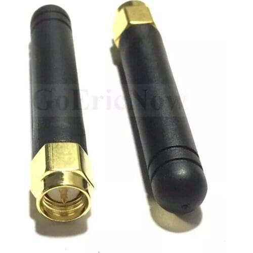 2pcs RF GPRS GSM 900-1800 Omnidirectional antenna Straight Gain RP-SMA/ SMA Male antenna Connector