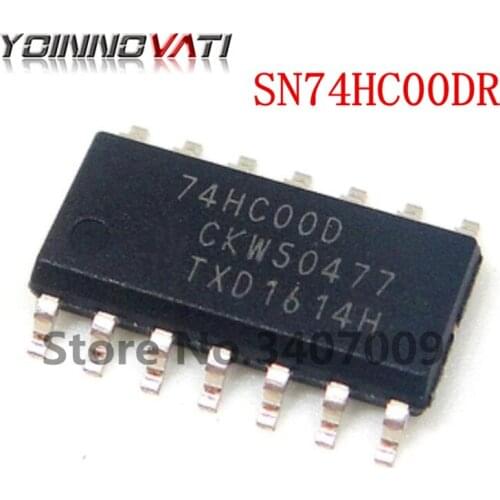 20PCS 74HC00D SOP14 74HC00 SN74HC00DR SN74HC00 Logic gate Quad 2-Input New original