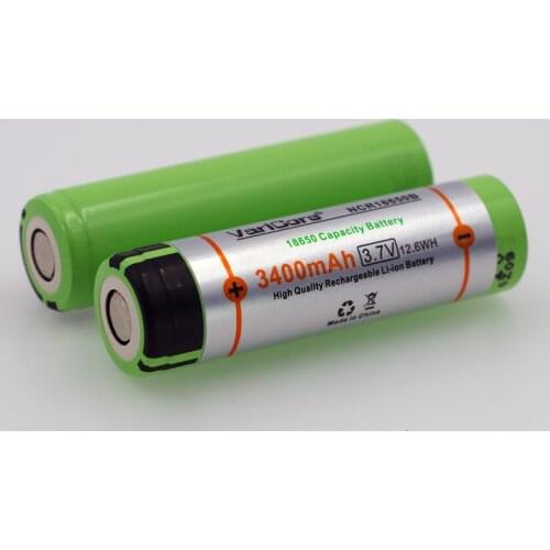 3 pcs. 100% New original varicore 18650 3.7V 3400 mAh lithium battery NCR18650B industrial equipment used