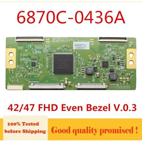 6870C-0436A 42/47 FHD Even Bezel V.0.3 T-CON BOARD for LG TV ...etc. Replacement Board tcon 6870C 0436A Original Logic Board