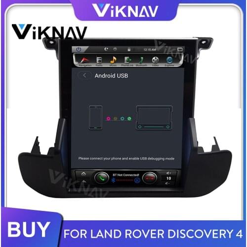 Car Radio for Land Rover Discovery 4 2009-2016 Android Auto Stereo Multimedia Player GPS Navigation Head Unit Vertical Screen