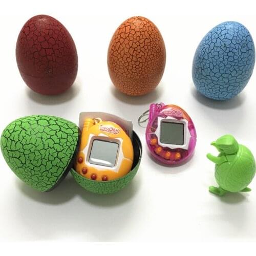 Tumbler Dinosaur Egg Multi-colors Virtual Cyber Digital Pet Game Electronic Toy