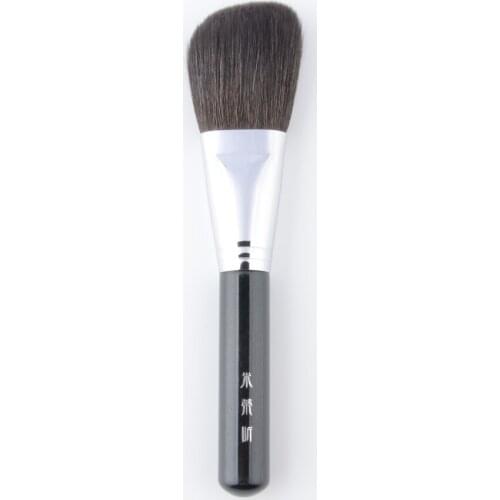 1 pc Angled Blush makeup brushes Face sculpting Make up brush Bronzer shadow Cosmetic tool Goat hair wood handle high quality