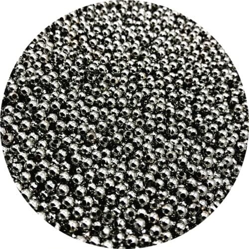 2/4/6mm Metal Round Beads Smooth Ball Loose Spacer Beads For Jewelry Making DIY Bracelet Charms Jewelry Accessories #04