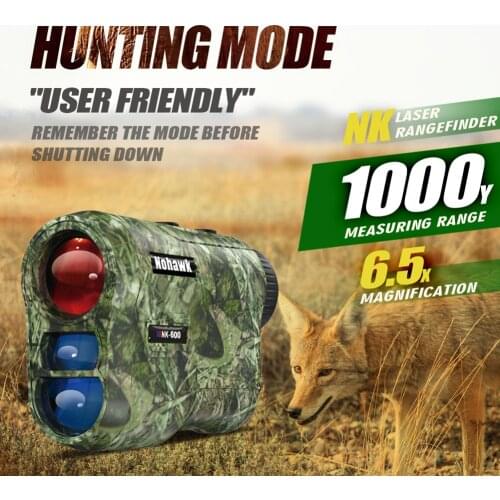 Laser Finder Monocular 1000m Distance Meter Waterproof LCD Display Eyepiece Handheld Rangefinder for Golf Hunting