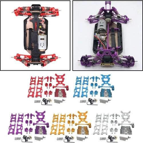 9 Types Metal Upgrade Part Kit for WLtoys 1:12 124019 RC Truck Accessories