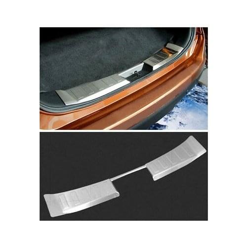 Steel Inner Rear Bumper Protector Sill Trim for Nissan Rogue / X-Trail 2014-2019
