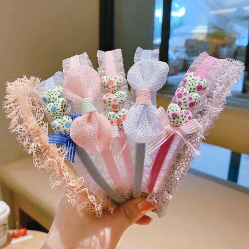 New Childrens Hair Band Korea Princess Cute Hairpin Headband Hair Accessories Girls Super Cute Anti Slip Headdress Women