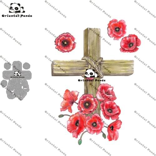New Dies 2020 Camper Van Metal Poppy cross Dies diy Dies photo album cutting dies Scrapbooking Stencil metal cutting die