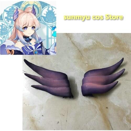 New Game Genshin Impact Sangonomiya Kokomi Headwear Head accessory Hair decoration Cosplay CostumeHalloween