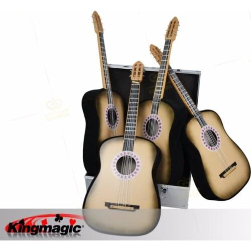Appearing 4 Guitar From The Box - Stage Magic / Magic Trick, Gimmick, Props