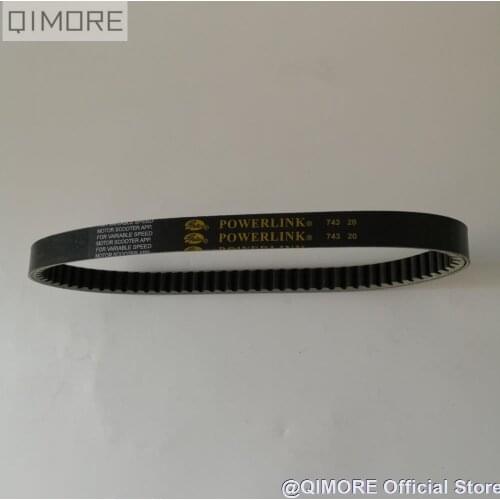 CVT Drive Belt Gates Powerlink 743 20 for Scooter Moped ATV QUAD 152QMI 1P52QMI 157QMJ 1P57QMJ GY6 125 GY6 150 short-case engine