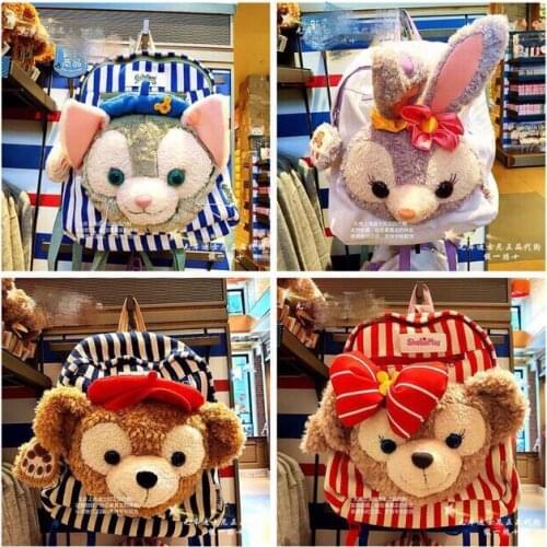 Disneyland Duffy ShellieMay Stellalou Gelatoni School Bag Female Student Campus Cartoon Cute Backpack