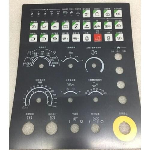 CNC machine tool button film, keypad for FANUC
