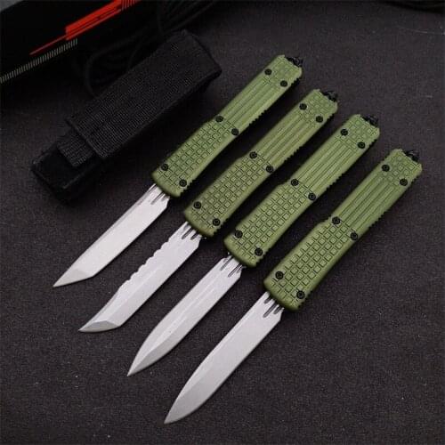 Technology Straight Knife D2 Blade T6-6061 Aluminum Alloy Handle Portable Camping Hunting Knife Tactical Survival Knife EDC