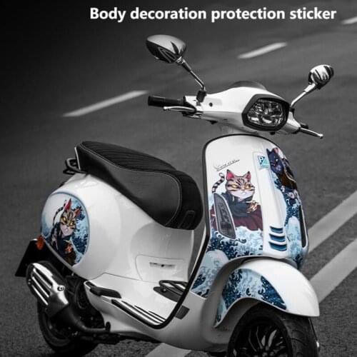 Motorcycle Drawing Protection Decal Whole Car Decal Engraving Modification for Vespa Primavera 150 and Sprint 150