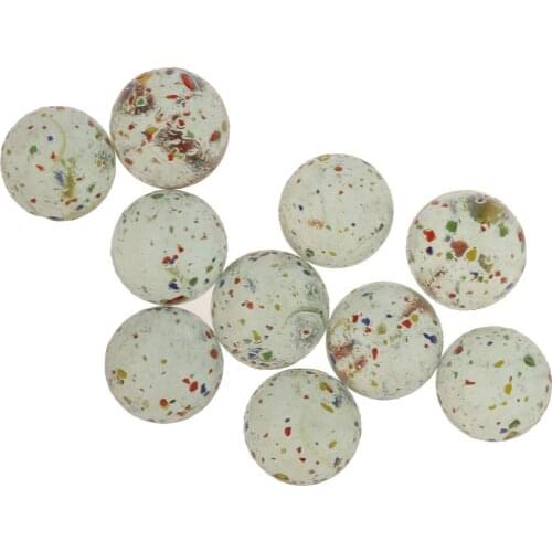 10pcs 25mm Clear Glass Balls Beads Pinball Marbles Classic Fun Game for Kids Toys Flower Vase Aquarium Garden Decoration