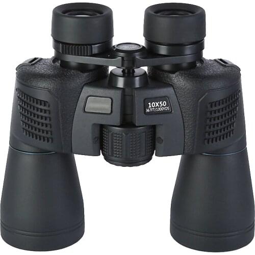 10x50 Hd Binoculars Handheld High Power Waterproof Low Light Night Vision For Outdoor Camping Hunting Binoculars Bak4 Prism