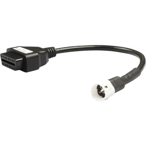 3 Pcs/Lot 3 To 16 Pin OBD Adaptors Motorcycle OBD2 Diagnostic Cable Extension Connector For Yamaha Autocycles