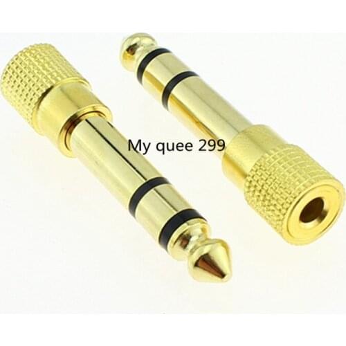 6.5 public transfer 3.5mm mother-to-head electronic piano electronic drum headset microphone audio adapter