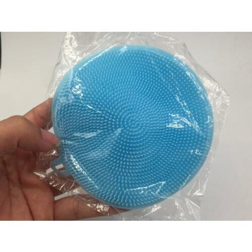 Fast shipping Magic Silicone Dish Bowl Cleaning Brushes Scouring Pad Pot Pan Wash Brushes Cleaner Kitchen