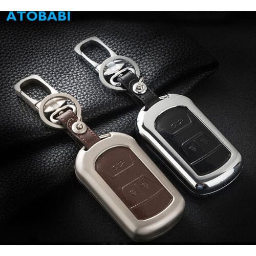 Zinc Alloy+Leather Car Key Case For Chery Tiggo 3 5 E3 E5 BONUS Fulwin Ai Ruize Arrizo 7 Remote Fob Cover Keychain Bag Skin Set