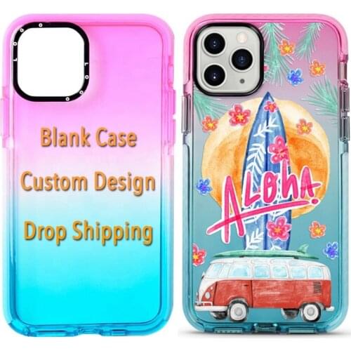 Black Camera Frame Color Changing TPU+TPE Shockproof Custom Mobile Phone Case with screen protector for iPhone 11 12 Pro Max