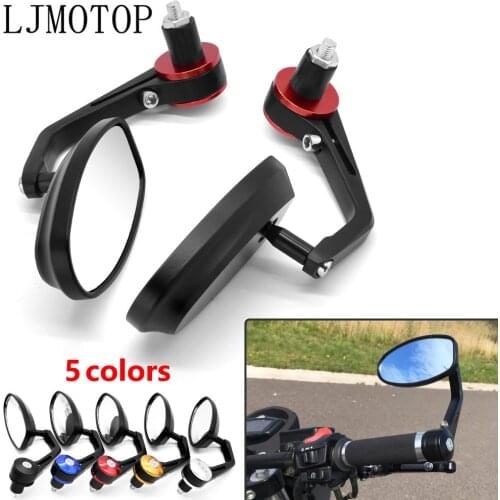 CNC Motorcycle Mirror 7/8" Handle Bar End Aluminum Rearview Mirrors For Yamaha XMAX 125 250 400 300 VMAX 1700 1200 NMAX 125 MT07