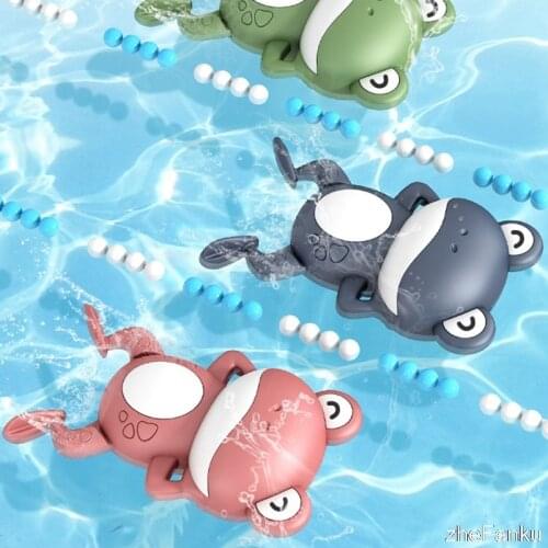 Baby Bath Toys 0 12 Months For Kids Swimming Pool Water Game Wind-up Clockwork Animals Crab Frog For Children Water Toys Gifts
