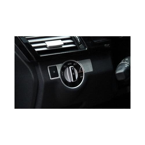 For Benz ML W166 /GL X166 2012-2015 Console head light switch button cover trim