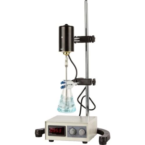 220V Electric Overhead Stirrer Mixer,Speed measurement,Height-Adjustable Mixer 0-3000 RPM for Lab Mechanical Mixer