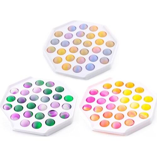Fitget Toys Octagon Shape Game for Adult Kid Bubble Fidget Sensory Toy Autism Special Needs Stress Reliever Figet Speelgoed