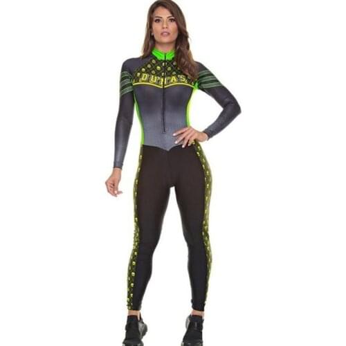 Kafitt Pro Womens Long Sleeve Triathlon Suit Cycling Suit Sportswear Leotard Maillot Ropa Ciclismo Sexy Suit