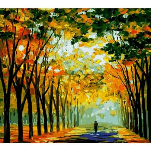 Blessedness Love Frameless Diy Oil Painting By Numbers Wolf Handpainted Gift Coloring By Numbers Animal Picture For Living Room