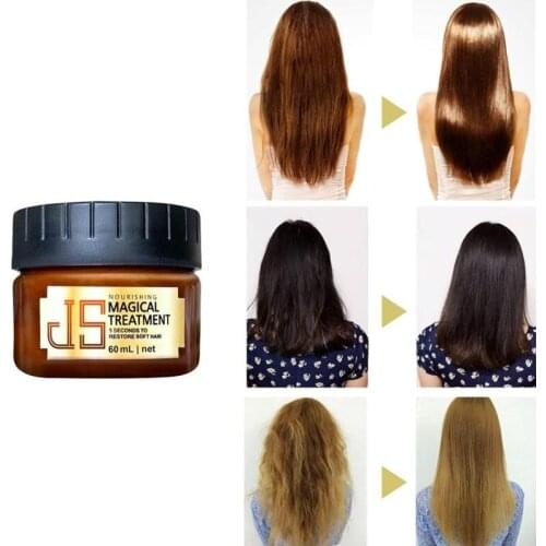 5 Seconds Magical Treatment Mask Repairs Damage Restore Soft Hair 60ml For All Hair Types Keratin Hair & Scalp Treatment