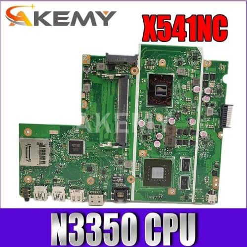 X541NC Laptop motherboard for ASUS X541NC original mainboard Celeron N3350 CPU GT810M