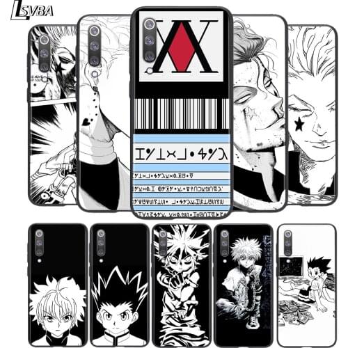 Anime HUNTER×HUNTER Soft TPU For Xiaomi Mi 11i 11 10T 10 9T 9 A3 8 Lite CC9 SE Note10 Lite Ultra Pro Black Phone Case