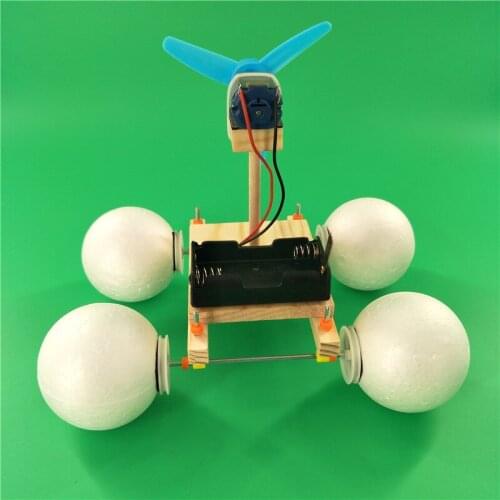 Science popularization model experiment and assembly materials made by DIY technology small school of amphibious vehicle