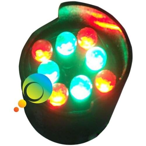 26mm New arrival bi-color red green LED pixel cluster for arrow boards traffic light parts