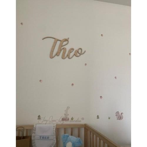 Personalized Wooden Name Sign, Wood Letters, Wall Art Decor for Nursery or Kids Room large size