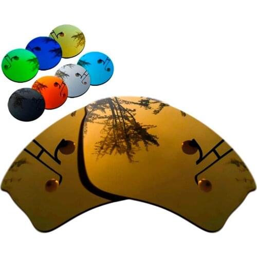 100% Precisely Cut Polarized Replacement Lenses for Half Jacket XLJ Sunglasses Copper Mirrored Coating Color- Choices