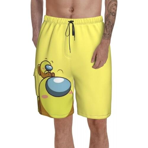 Causal Breathable Quick Dry Funny Game Anime Kawaii Sports Impostor Sus Sussy Amogus Hawaii Pants