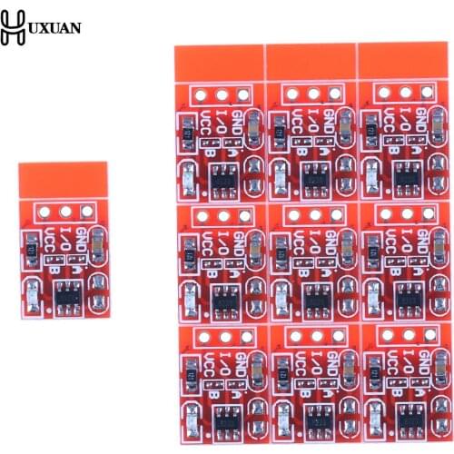 10Pcs TTP223 Touch Key Switch Module Touch Button Capacitive Switches Self-Locking/No-Locking Capacitive Touch Switches