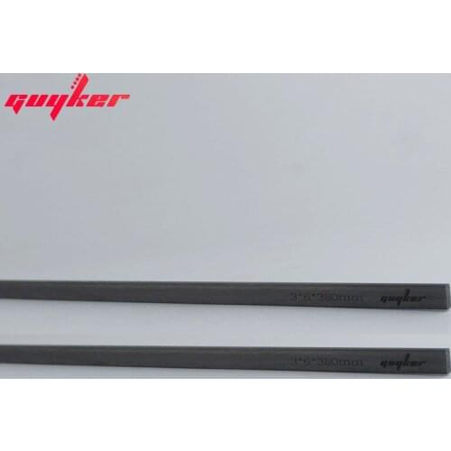 2pcs Carbon Fiber Neck Rod 3 x 6 x 380mm/450mm - Guitar Neck Stiffener for Strings Instruments