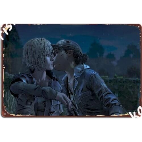 Twdg Violentine Kissing Poster Metal Plaque Wall Decor Decoration Wall Pub Garage Club Tin Sign Poster