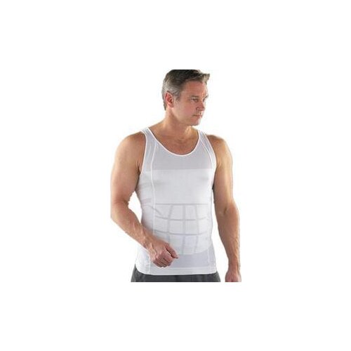 Mens Slimming Body Shaper vest, waist and abdomen underwear Compression Less beer belly Tummy Shaper Waist Girdle Shirt Top