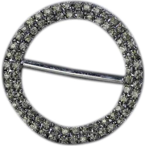 High grade large water drill rhinestone pearl zircon Button crystal skirt dress coat Silk scarf button for DIY brooch 27mm